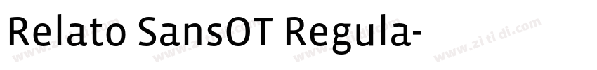 Relato SansOT Regula字体转换 Relato SansOT Regula字体转换